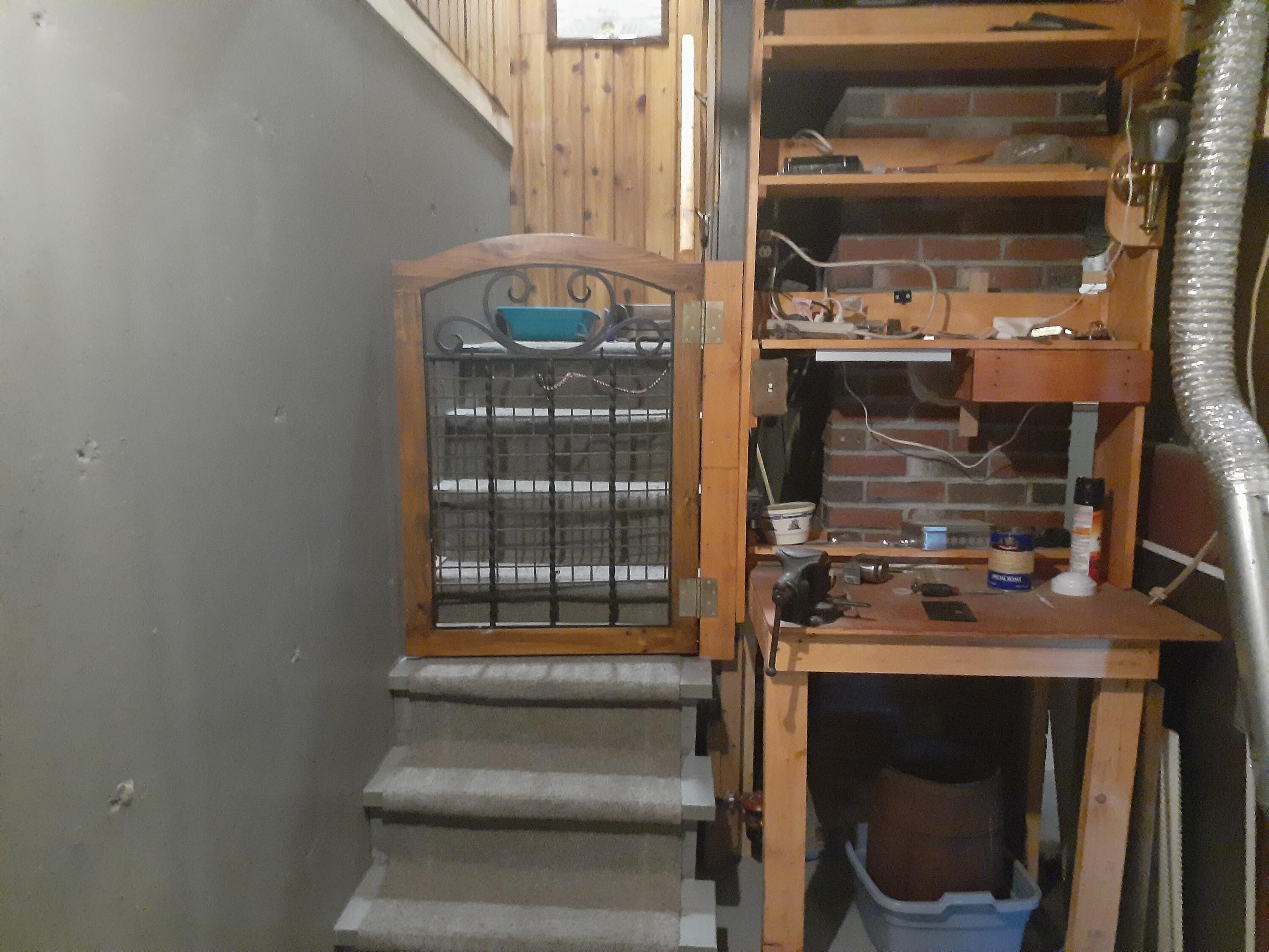 1155 Silvers Mills Road Sangerville, ME 04479 - Photo 48 of 63 basement stairs