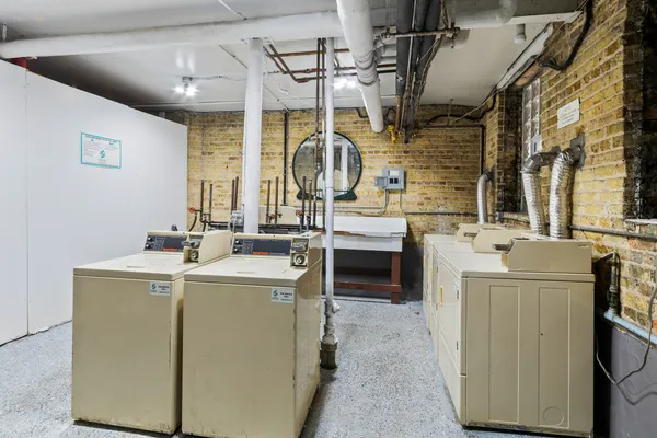 a room with storage and utility