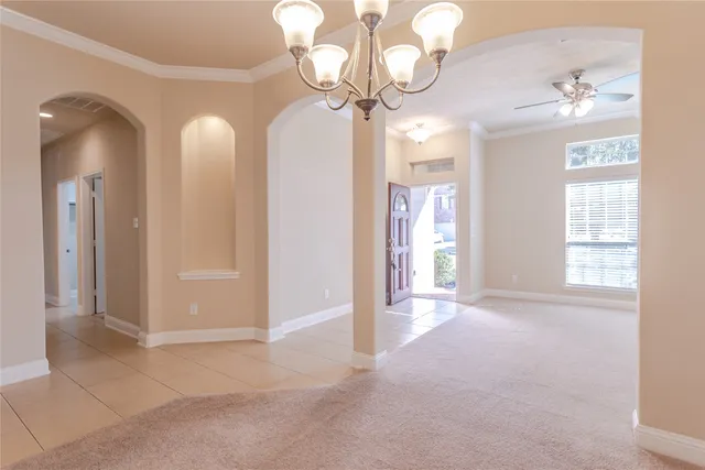 a view of a livingroom with a window