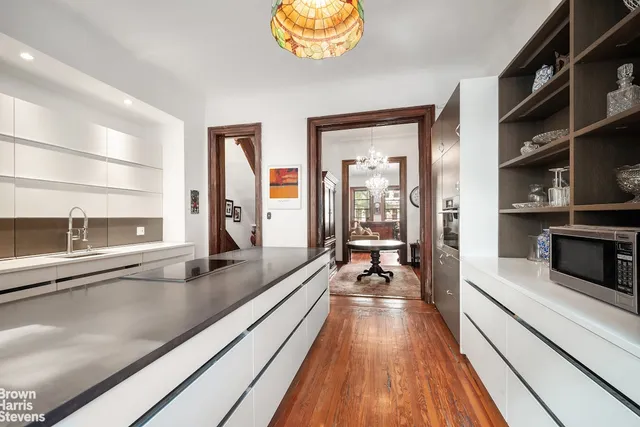 a view of a bathroom with a shower