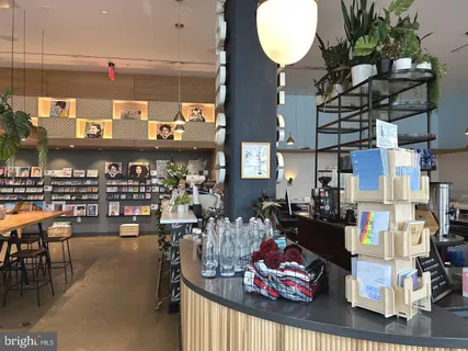 a kitchen with lots of counter top space