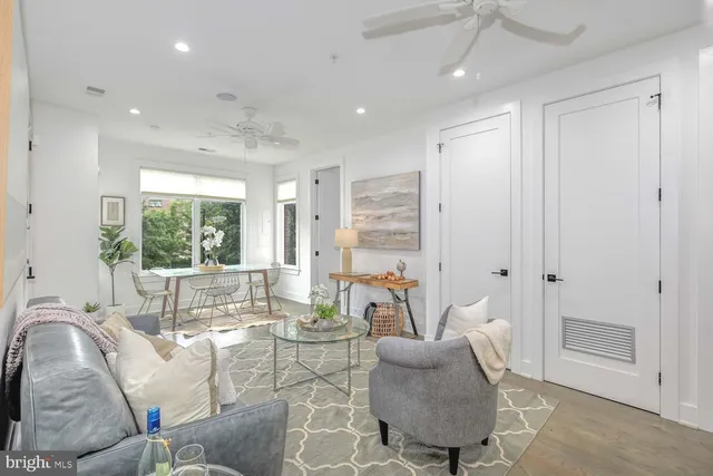 a very nice looking room with a large window