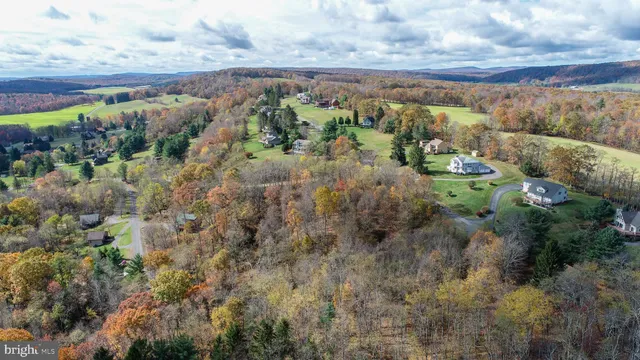 a view of a lake with a mountain in the back