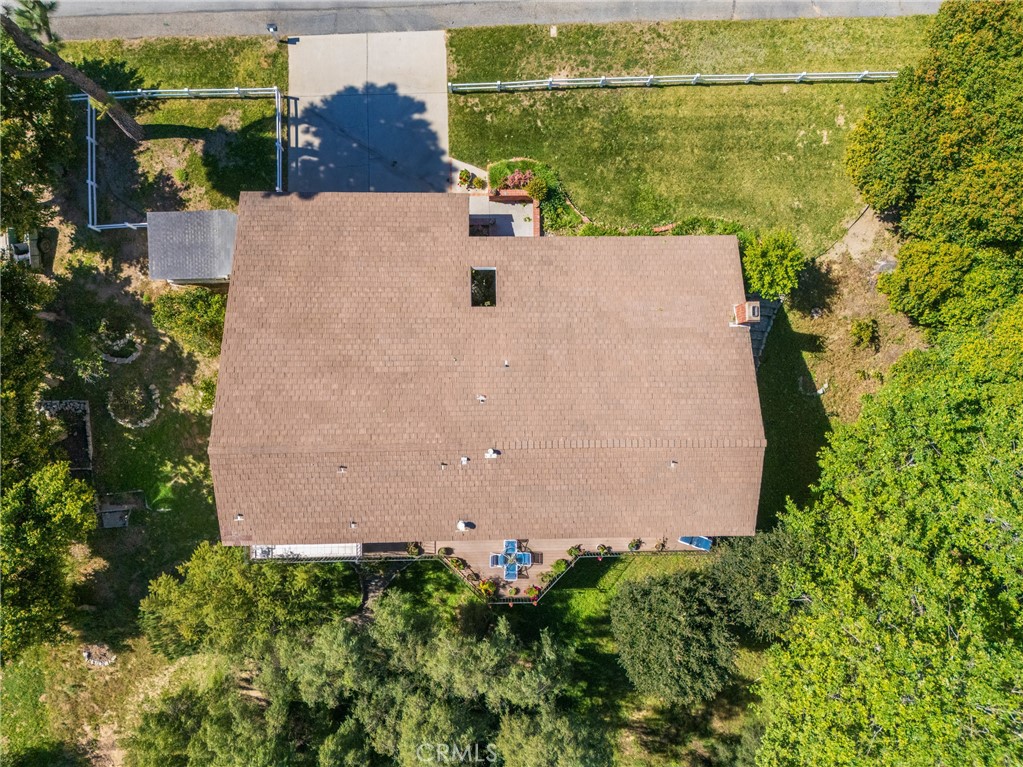 1920 Flint Rock Road Diamond Bar, CA 91765 - Photo 49 of 62 an aerial view of a house with a yard and lake view