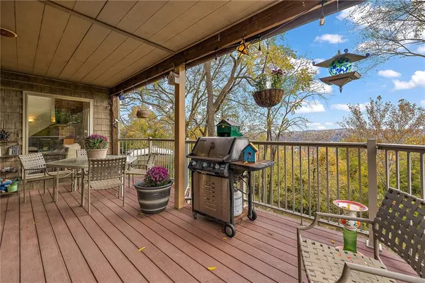 a outdoor living space with furniture