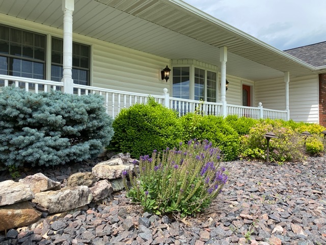 11426 East Radisson Road Mount Vernon, IL 62864 - Photo 3 of 56 a potted plant sitting in front of a house