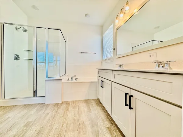 a view of swimming pool with a yard