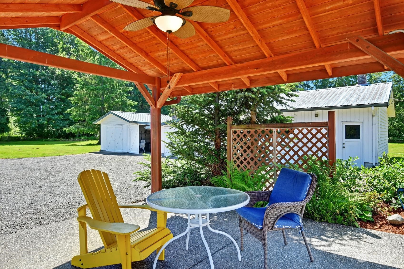 21 North Machias Road Snohomish, WA 98290 - Photo 15 of 21 a view of a chairs and table in the patio
