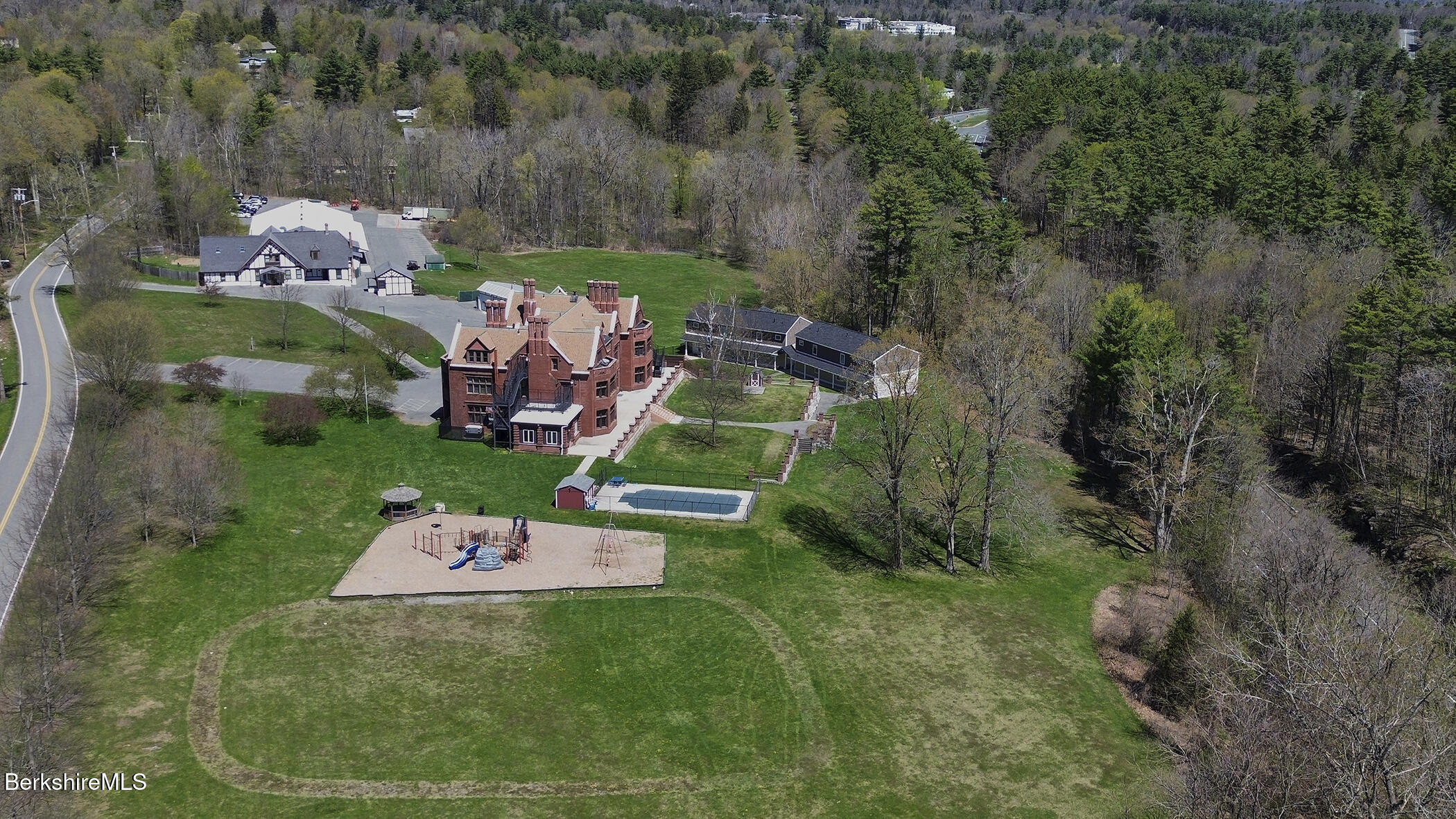 349 Old Stockbridge Road Lenox, MA 01240 - Photo 26 of 54 Campus Aerial