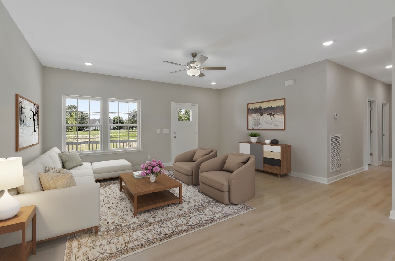 1435 Unionville Deason Road Unionville, TN 37180 - Photo 9 of 33 a living room with furniture and a chandelier