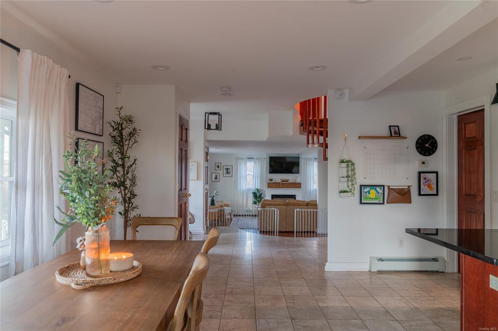 374 Hill Road Jeffersonville, NY 12748 - Photo 34 of 36 Dining area featuring a baseboard heating unit