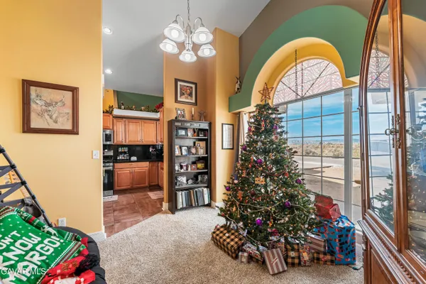 a view of a room with music instruments