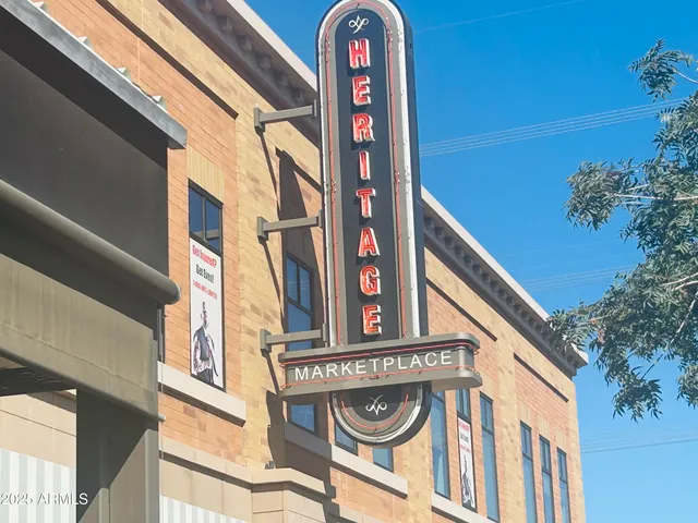 a view of a sign of a building