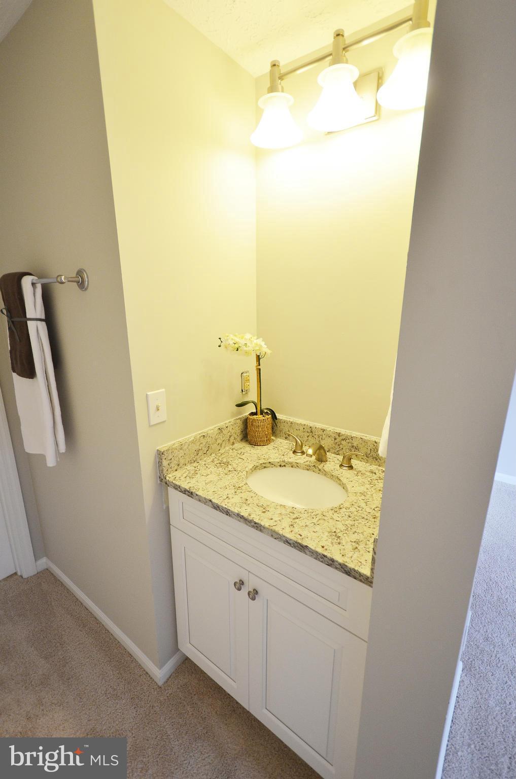 1617 Fieldthorn Drive Reston, VA 20194 - Photo 24 of 30 Band new white wood vanity w/ DW granite top