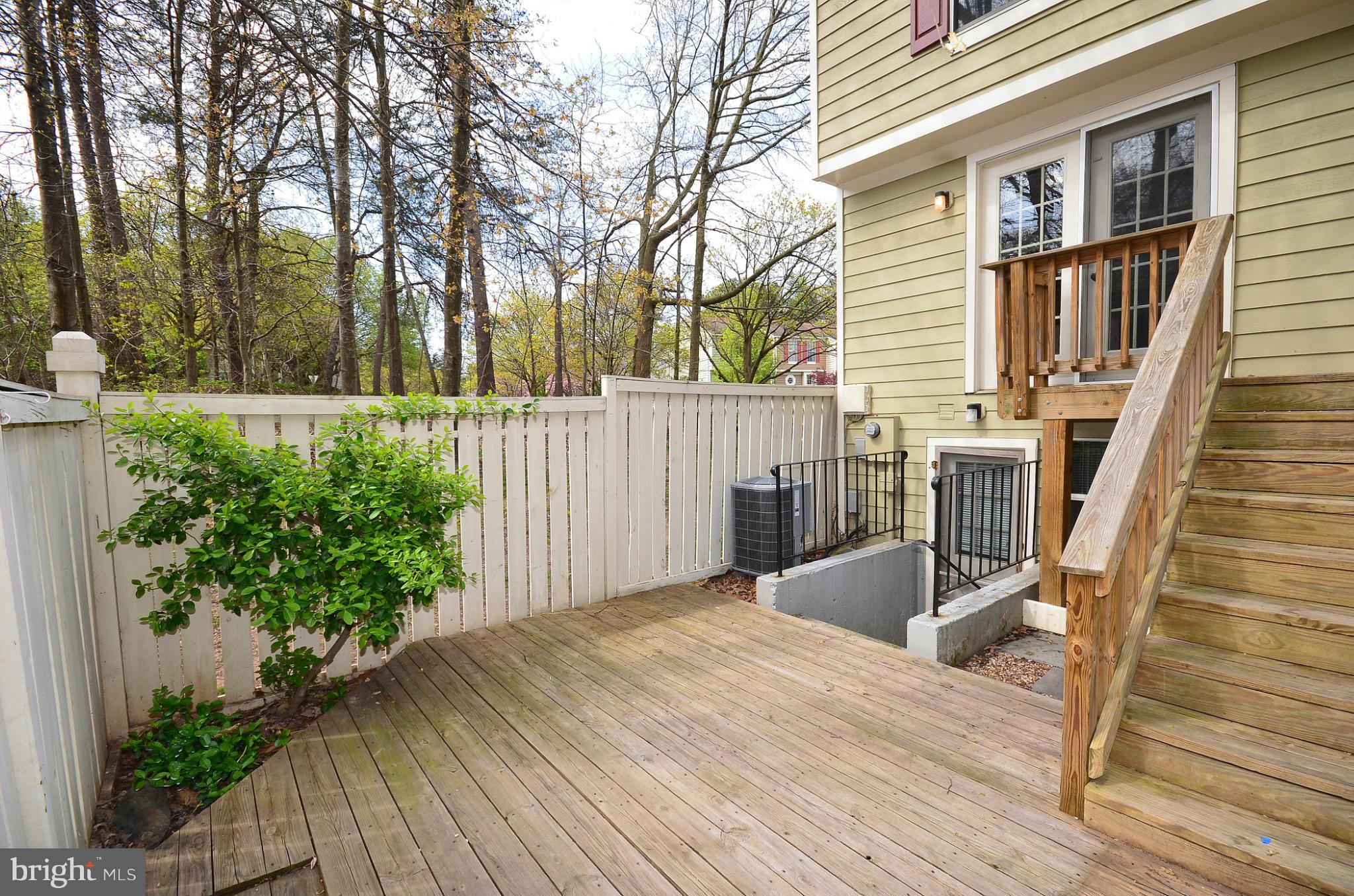 1617 Fieldthorn Drive Reston, VA 20194 - Photo 25 of 30 Rear fenced yard and walk-up basement