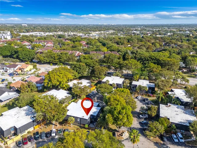a view of city and mountain