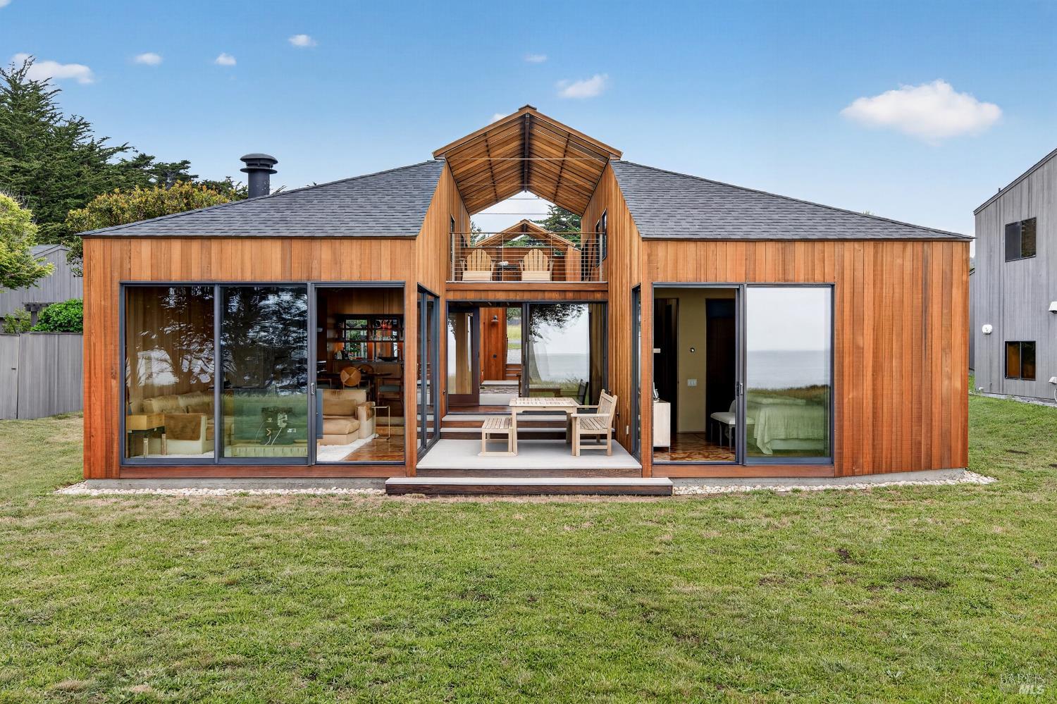 Architecturally unique and stunning 4 bedroom oceanfront compound offering a blend of contemporary architecture meets classic Sea Ranch design designed by Turnbull, Griffin & Haesloop.