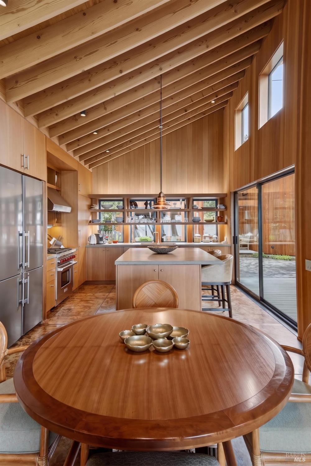 233 Solstice The Sea Ranch, CA 95497 - Photo 19 of 90 Dining room with view to kitchen