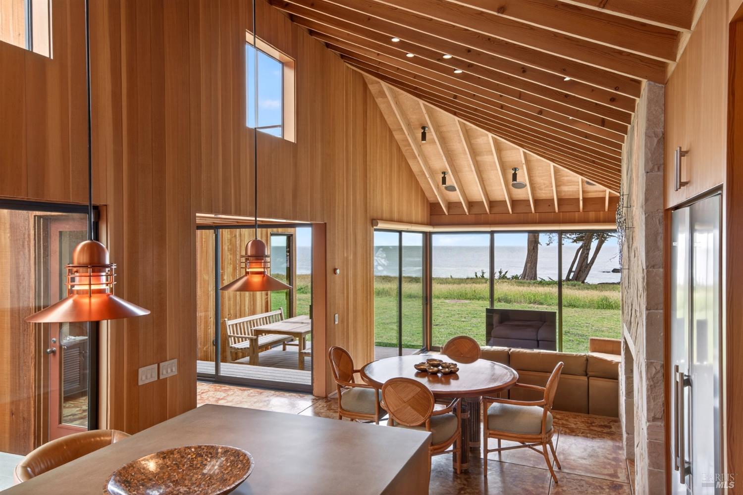 233 Solstice The Sea Ranch, CA 95497 - Photo 29 of 90 View from kitchen looking to ocean and outdoor deck