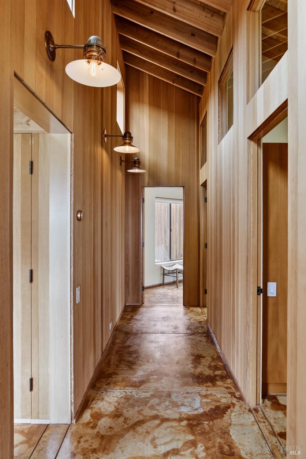 233 Solstice The Sea Ranch, CA 95497 - Photo 30 of 90 Hallway to guest bedrooms