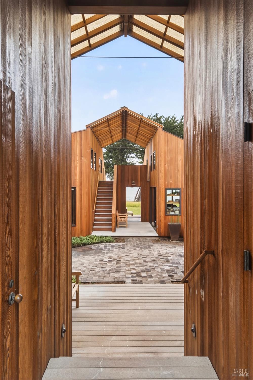 233 Solstice The Sea Ranch, CA 95497 - Photo 53 of 90 View into courtyard from parking area