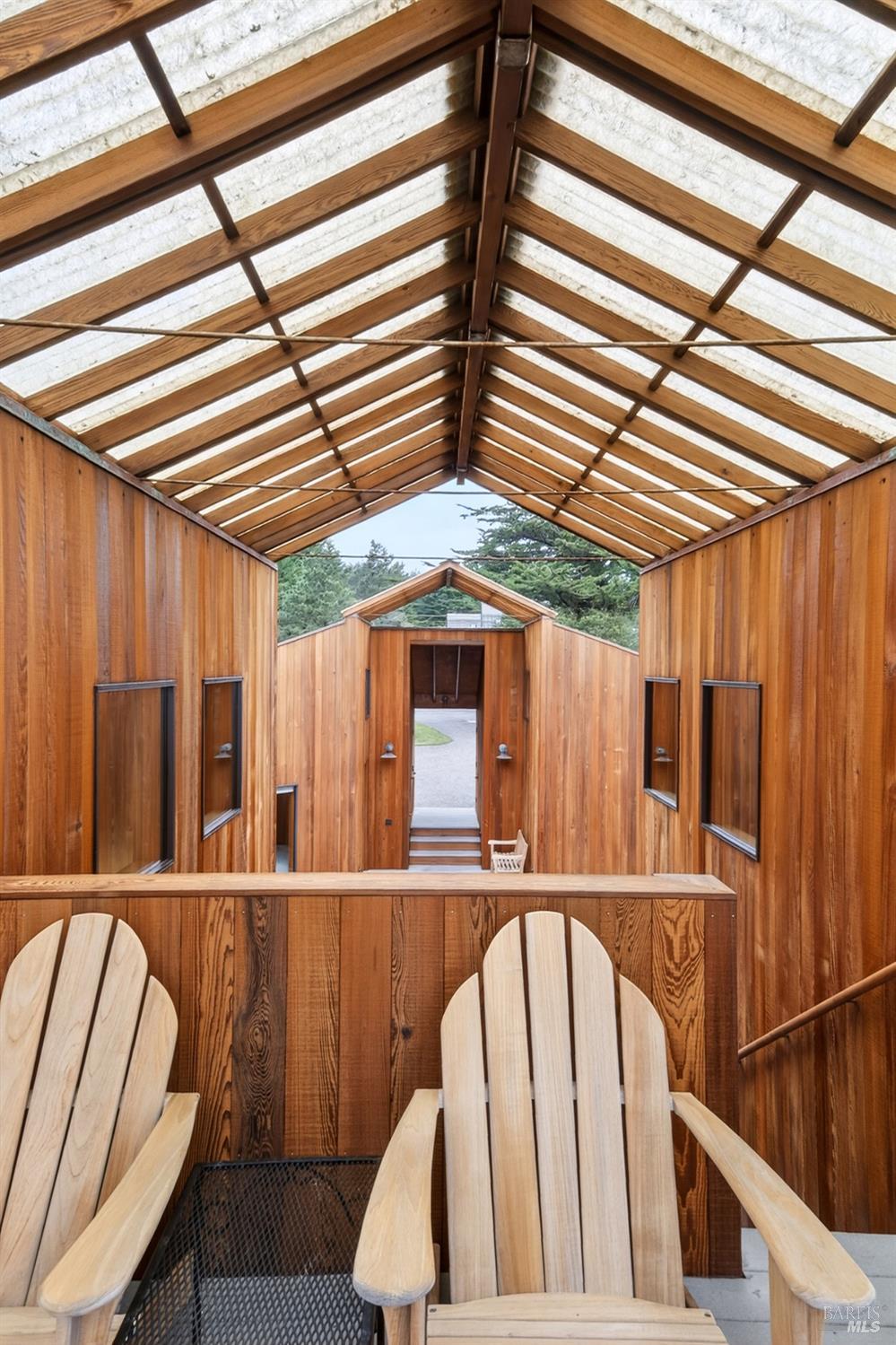233 Solstice The Sea Ranch, CA 95497 - Photo 56 of 90 Seating on upper viewing deck with covering