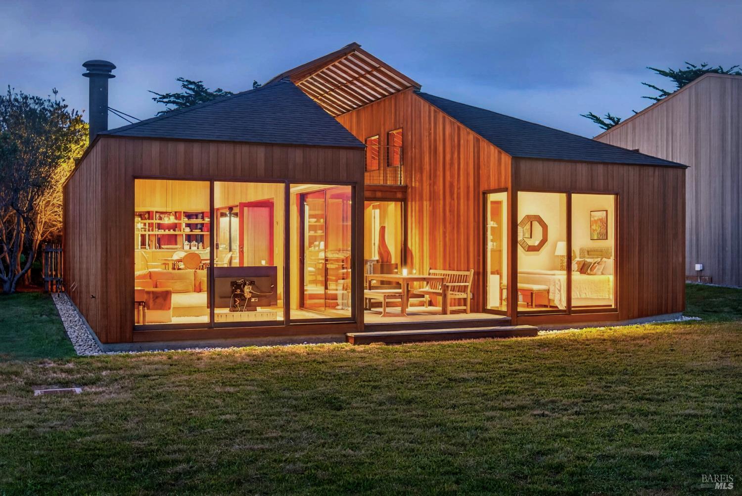 233 Solstice The Sea Ranch, CA 95497 - Photo 87 of 90 Back of house at twilight