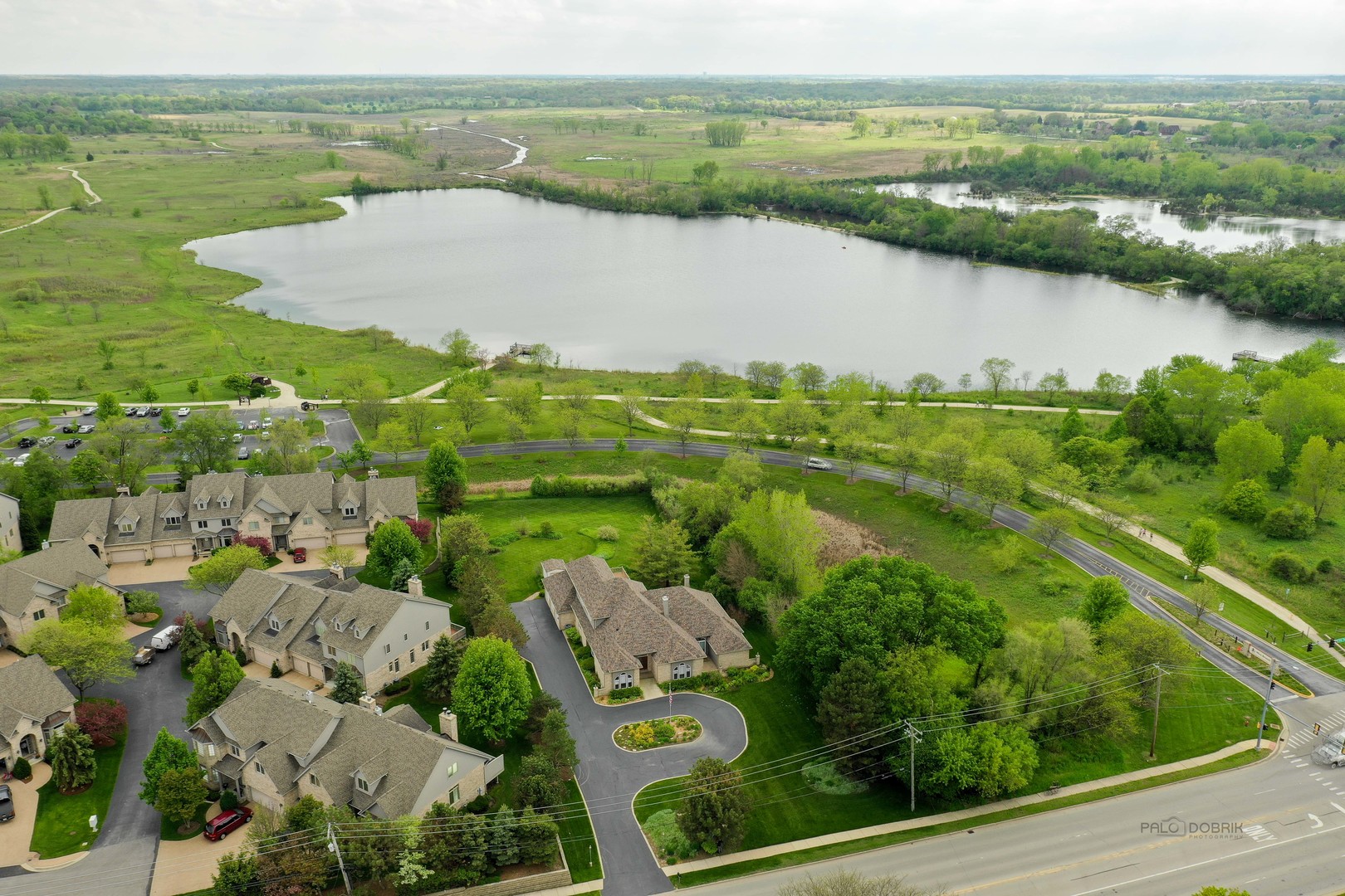 201 East Army Trail Road Bartlett, IL 60103 - Photo 54 of 59 an aerial view of lake residential house with outdoor space and river