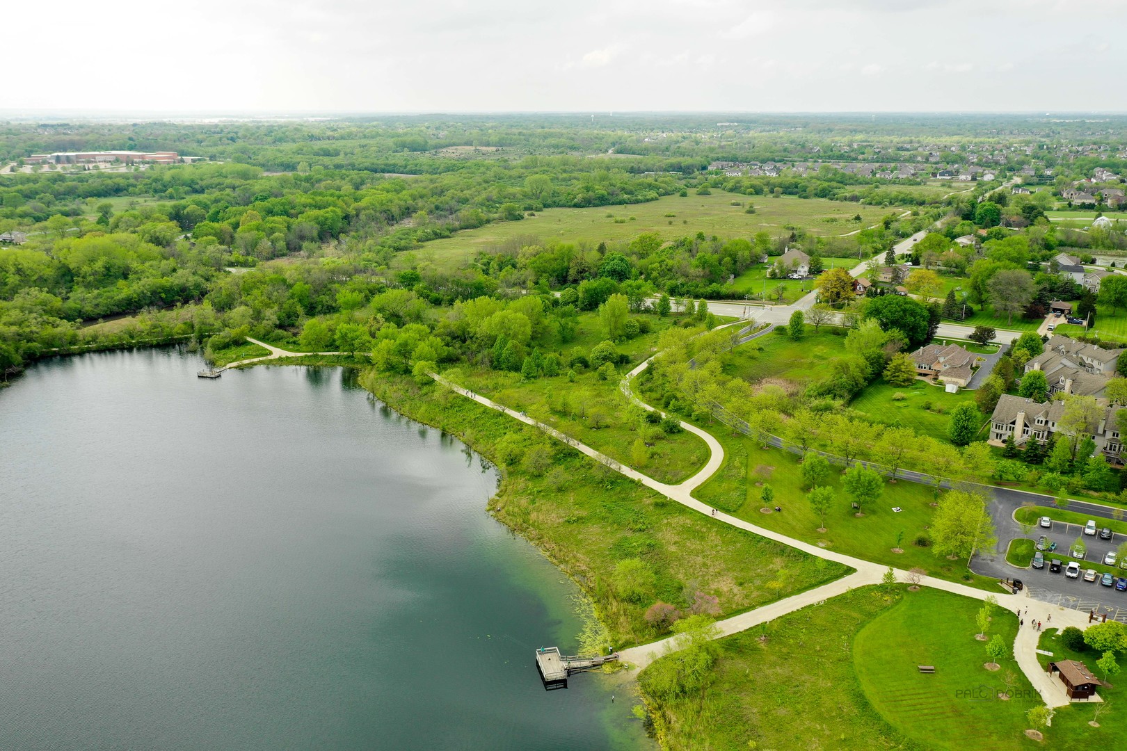 201 East Army Trail Road Bartlett, IL 60103 - Photo 55 of 59 an aerial view of a residential houses with outdoor space and trees