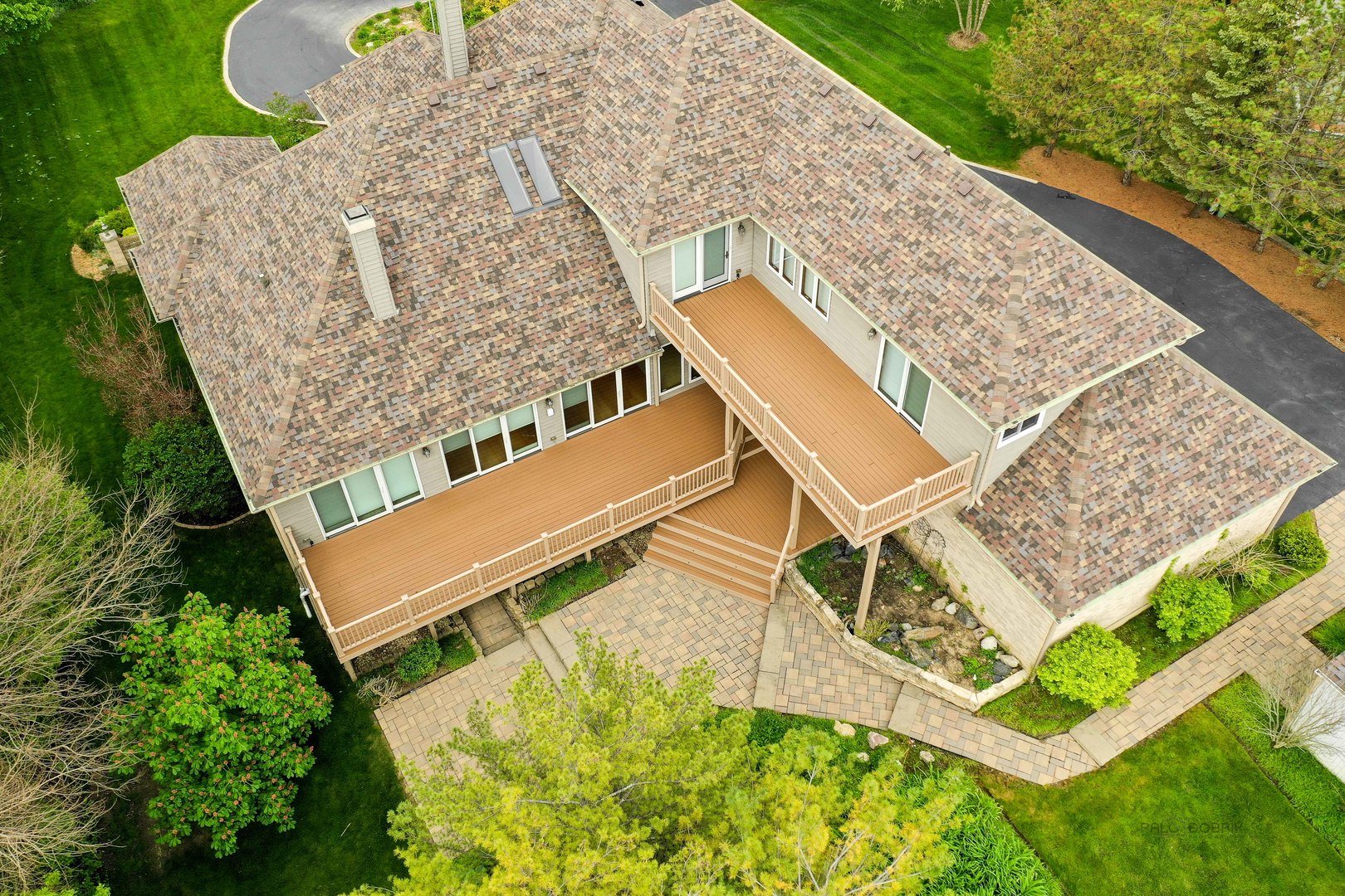 201 East Army Trail Road Bartlett, IL 60103 - Photo 58 of 59 an aerial view of a house with a yard and trees