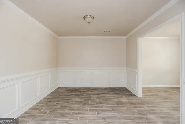 a view of an empty room