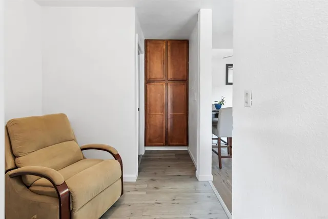 a view of a livingroom with furniture