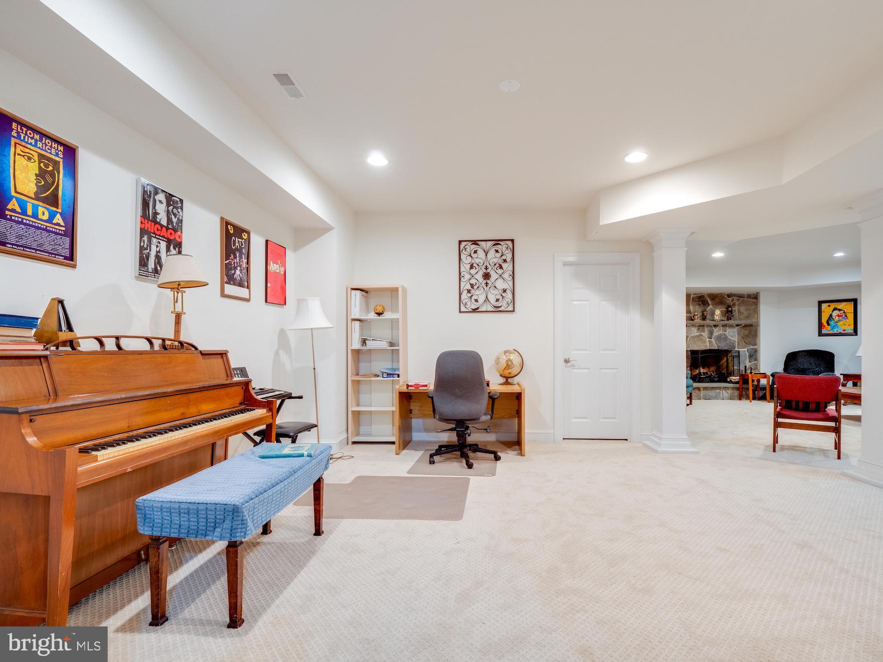 2015 Woodford Road Vienna, VA 22182 - Photo 56 of 73 Basement Entertainment Room
