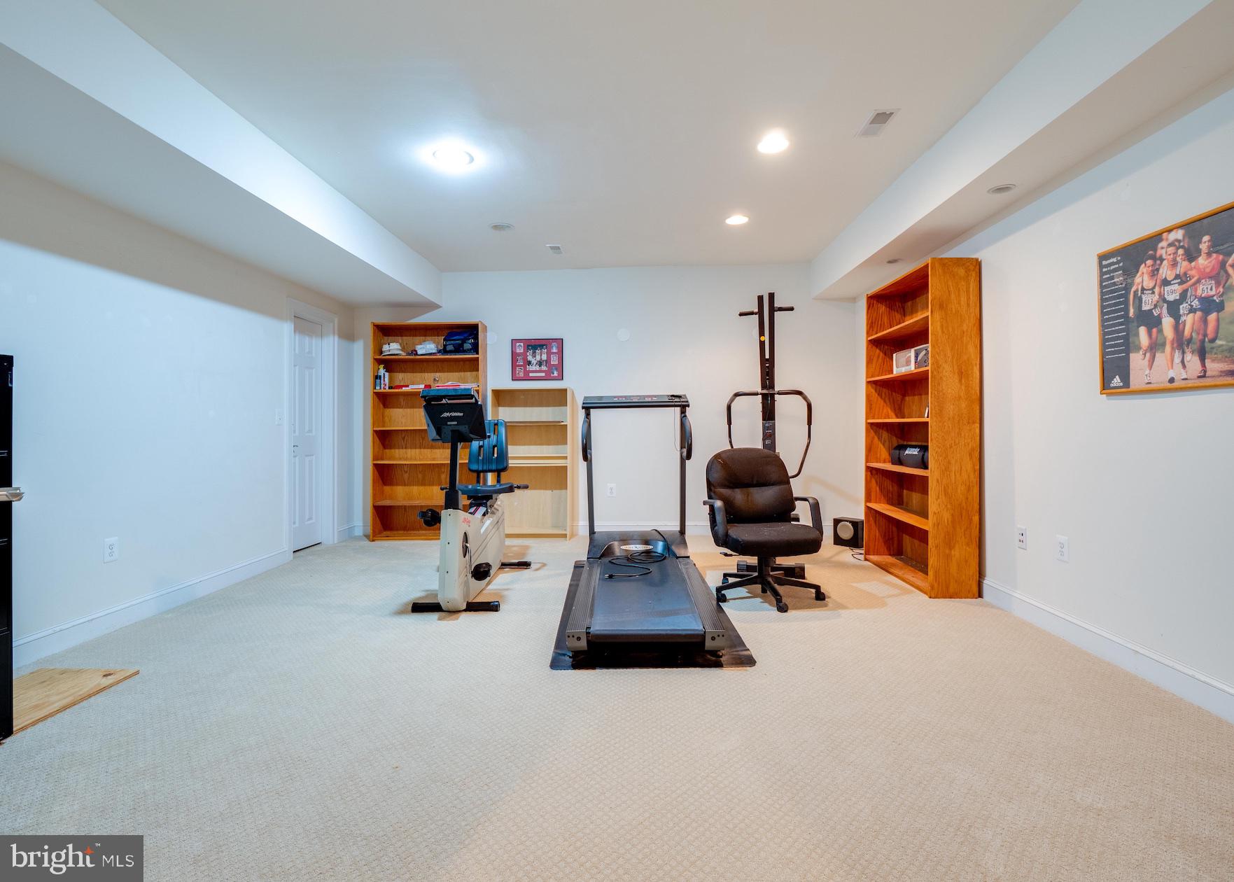 2015 Woodford Road Vienna, VA 22182 - Photo 61 of 73 Basement Exercise Room