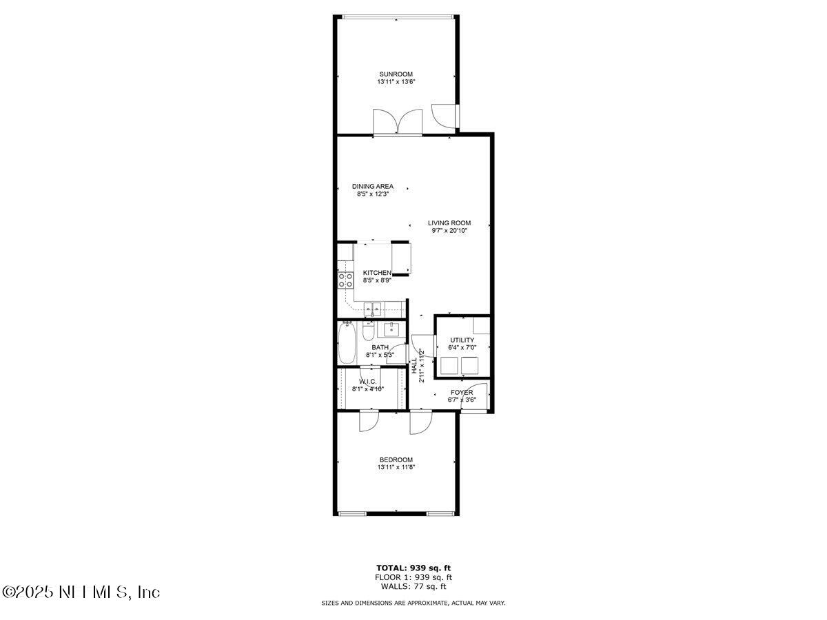 2628 Southwest 14th Drive, Unit 326 Gainesville, FL 32608 - Photo 16 of 17 a picture of a floor plan