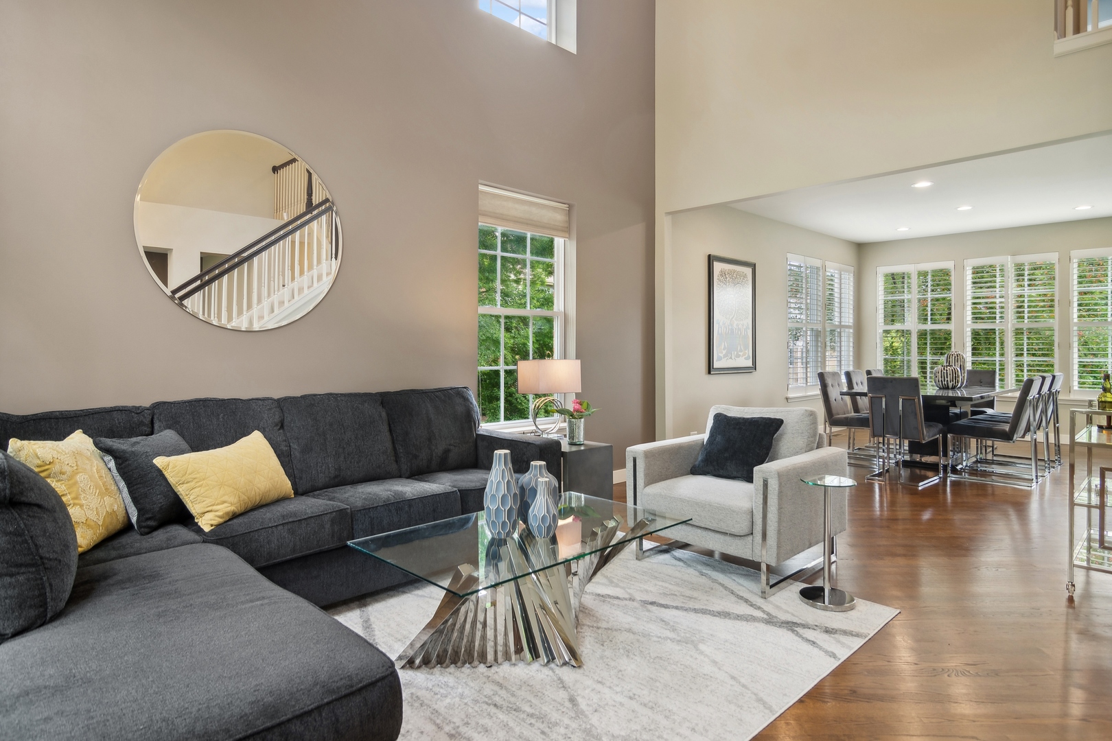 571 Quaker Ridge Court Vernon Hills, IL 60061 - Photo 2 of 17 a living room with furniture and a large window
