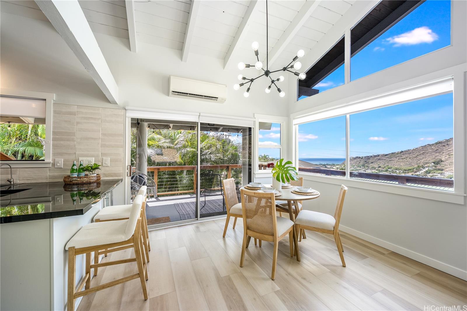817 Ekoa Place Honolulu, HI 96821 - Photo 2 of 25 a view of a dining room with furniture window and outside view