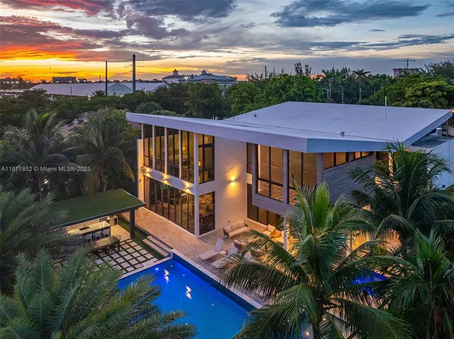 a view of a terrace with a yard