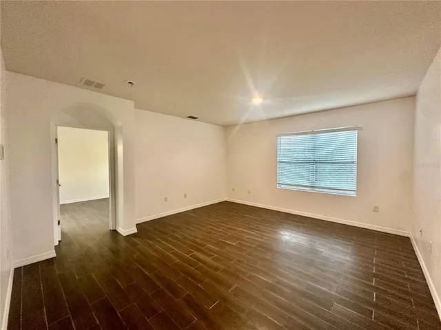 wooden floor in an empty room
