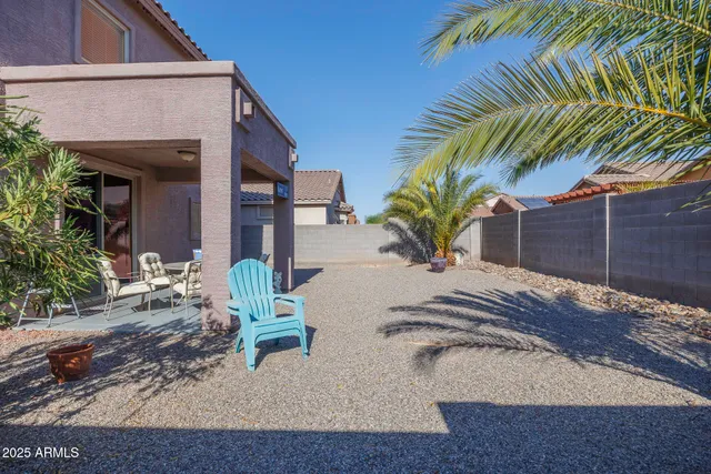 a view of a house with a patio