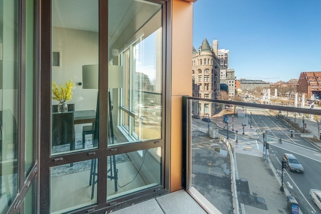 110 Broad Street, Unit 501 Boston, MA 02110 - Photo 32 of 41 a view of a balcony with chair