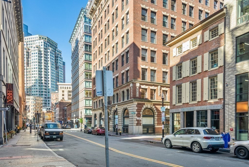 110 Broad Street, Unit 501 Boston, MA 02110 - Photo 39 of 41 front view of a building with a street