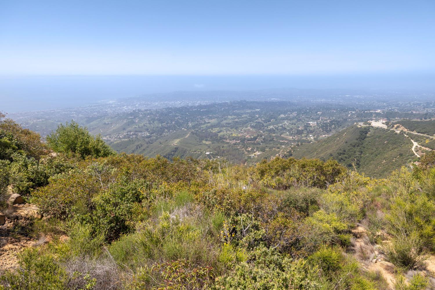 2888 Gibraltar Road Santa Barbara, CA 93105 - Photo 20 of 24 an aerial view of residential houses with city view