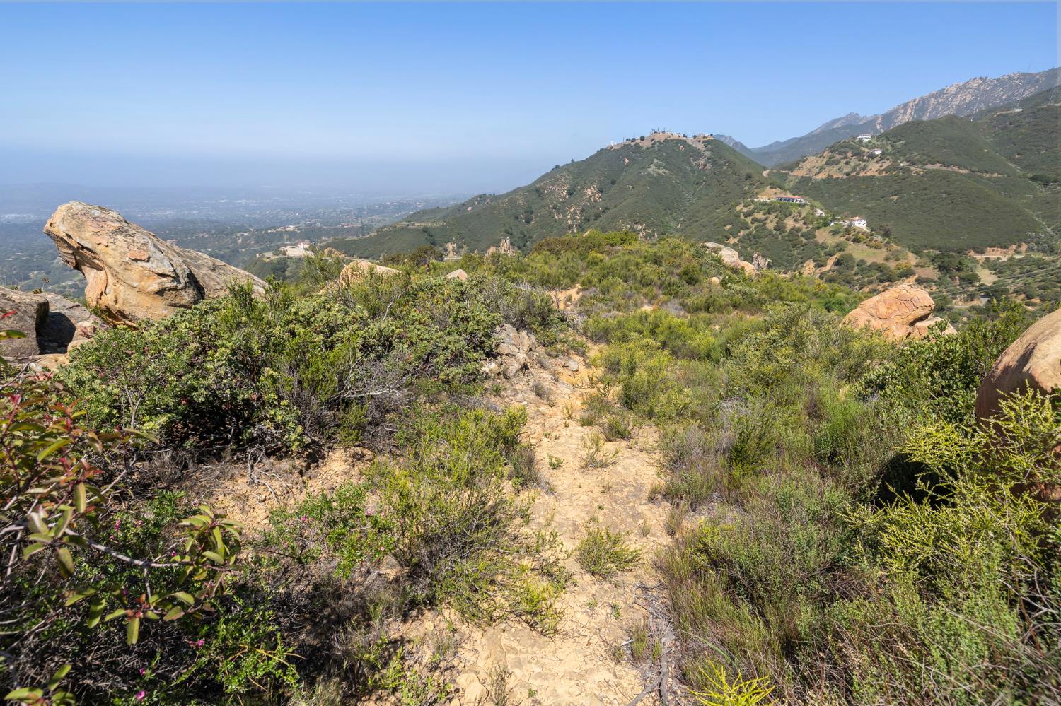 2888 Gibraltar Road Santa Barbara, CA 93105 - Photo 8 of 24 view of a mountain range with a lush green hillside
