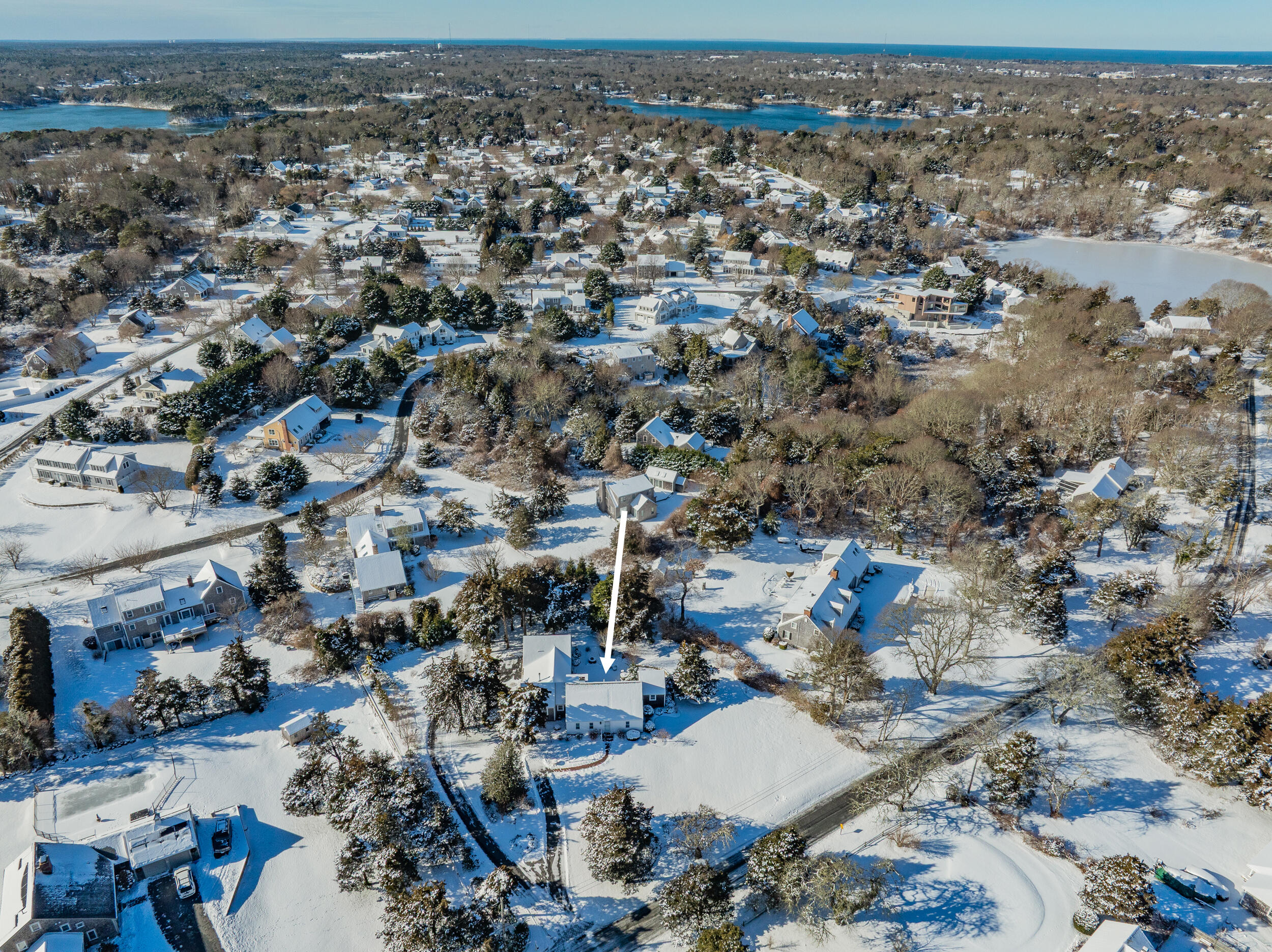 80 Briar Spring Road Orleans, MA 02653 - Photo 48 of 69 Aerial looking west