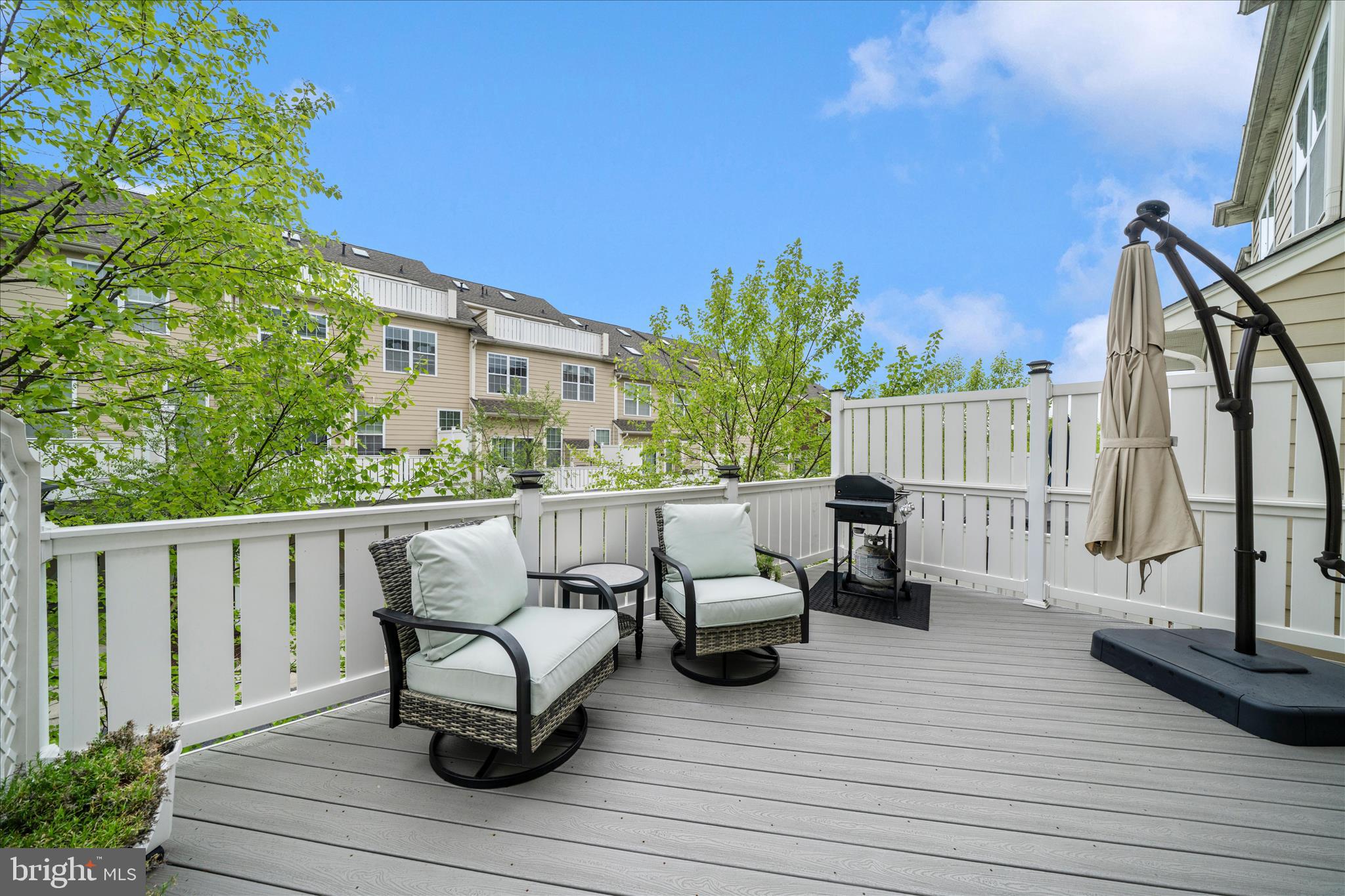 7673 Elmcrest Road Hanover, MD 21076 - Photo 46 of 56 Main Level Deck/Balcony