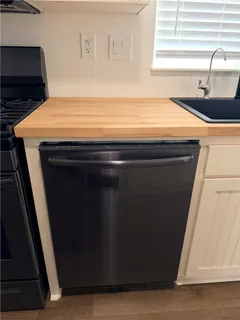 a close view of utility room