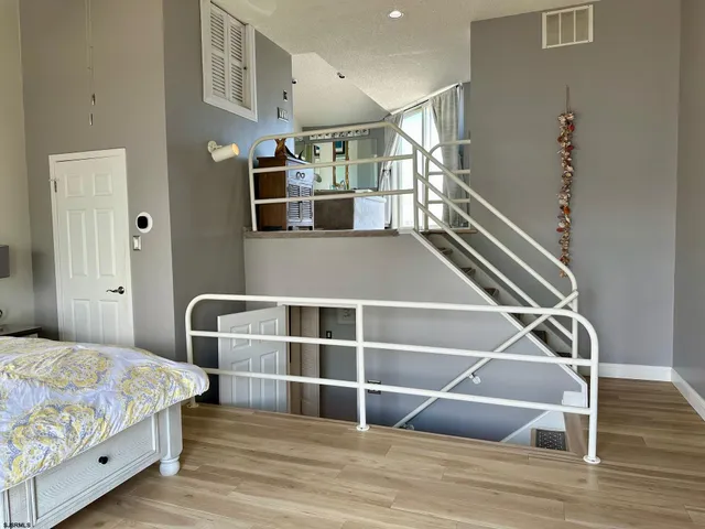 a view of a city with tall buildings in the background