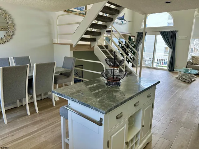 a view of a balcony with an outdoor space