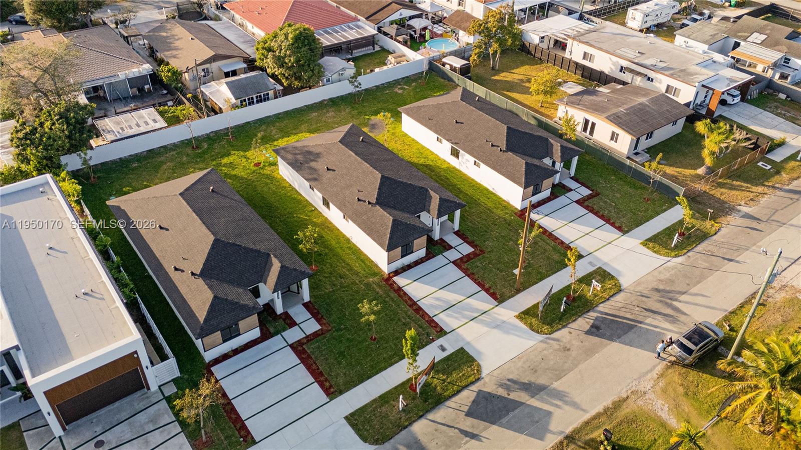 22840 Southwest 122nd Place Miami, FL 33170 - Photo 33 of 36 an aerial view of a house with a garden